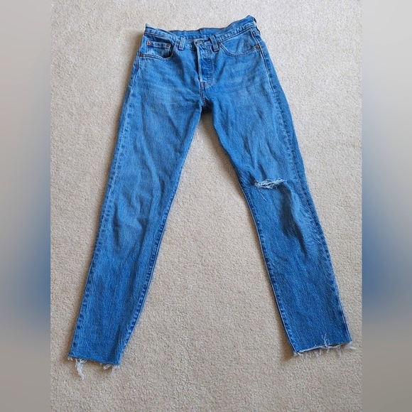 Levi 501 Skinny Jeans NWOT - Picture 2 of 9